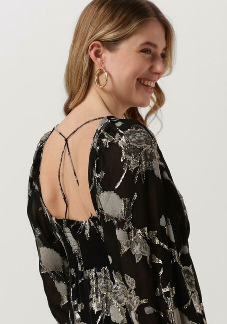 Schwarze LEVETE ROOM Maxikleid LR-VIVA 3 DRESS - large