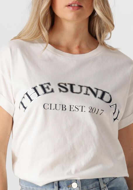 Weiße NUKUS T-shirt MEIKE SHIRT THE SUNDAY - large