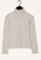 Beige CALVIN KLEIN Top STACKED LOGO LS ROLL NECK Beige CALVIN KLEIN Top STACKED LOGO LS ROLL NECK - medium