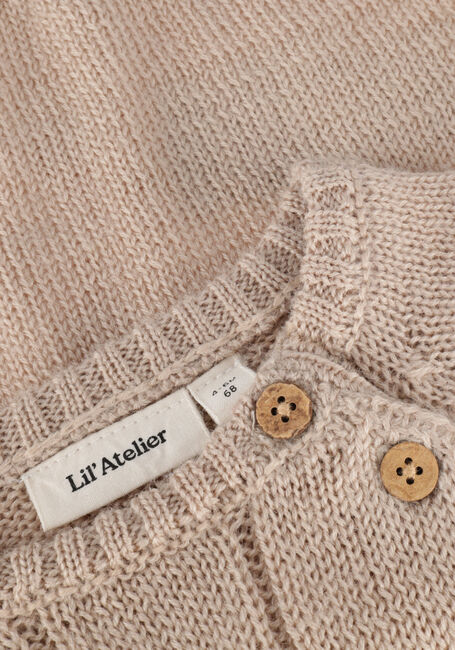 Beige LIL' ATELIER Pullover NBMLEROGER LS KNIT - large