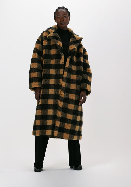 Camelfarbene STAND STUDIO Teddy-Jacke MARIA COAT - large