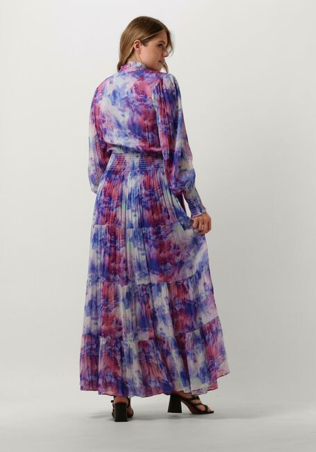 Lila JANICE Maxikleid WALTER PRINT - large
