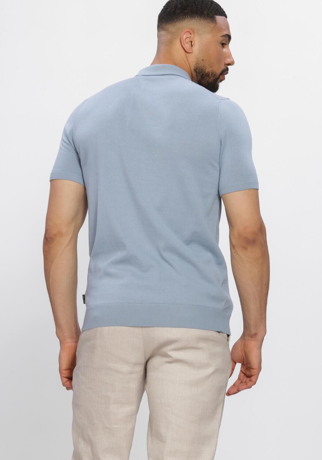 Blaue SAINT STEVE Polo-Shirt CHRIS - large