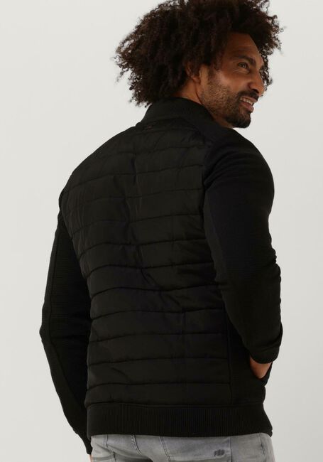 Schwarze PME LEGEND Jack ZIP JACKET OTTOMAN MIXED PADDED NYLON - large