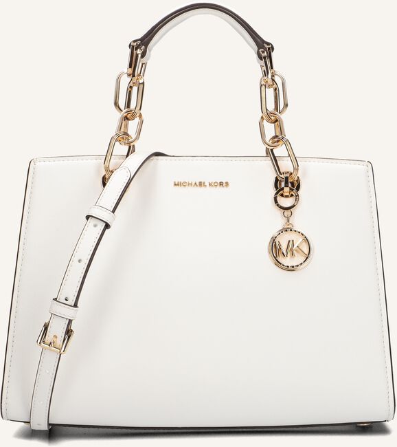 Weiße MICHAEL KORS Handtasche MD SATCHEL Omoda1