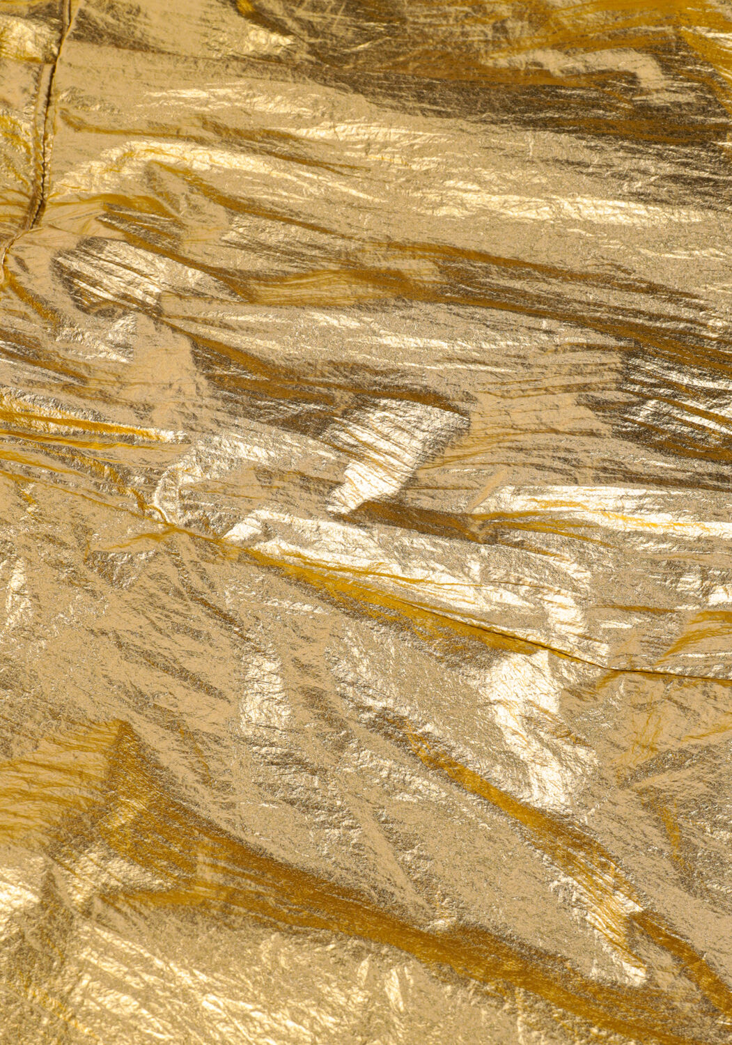 Goldfarbene CO'COUTURE Hose TRICE METAL TECH PANT - large