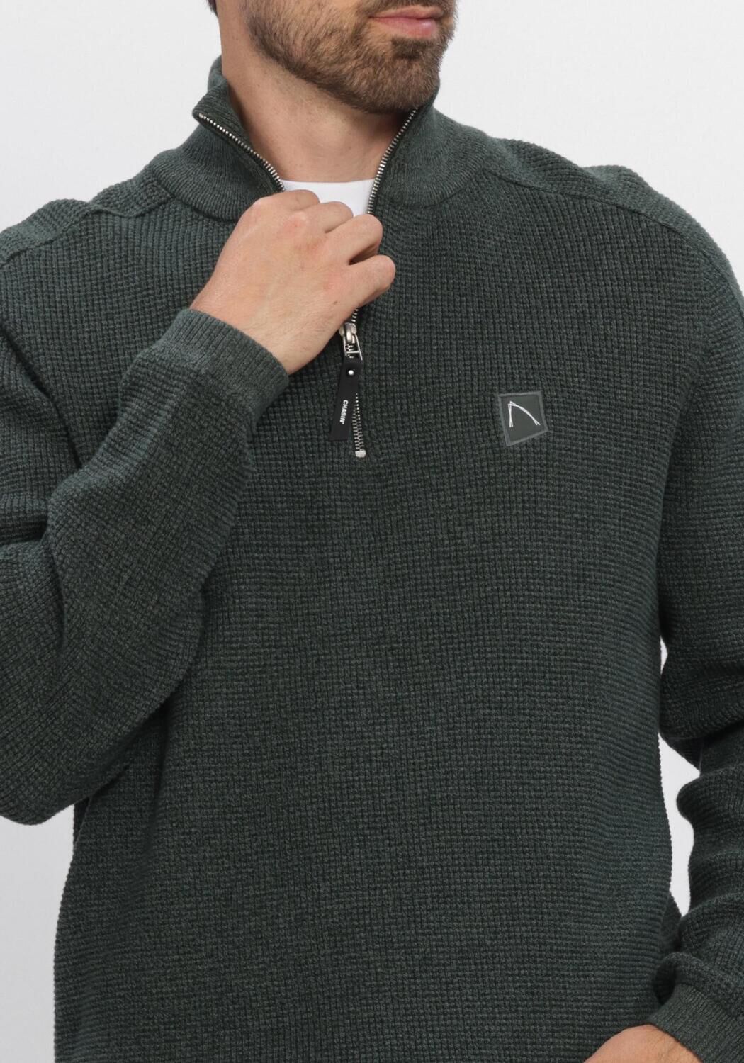 Dunkelgr&uuml;n CHASIN Pullover OSCAR BRIK HALF ZIP - large