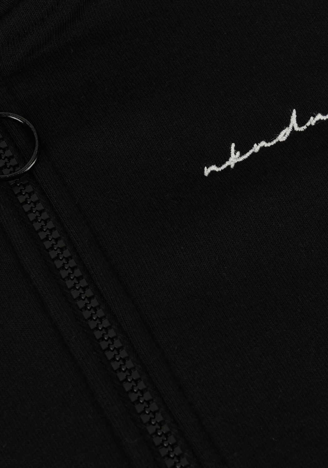 Schwarze NIK & NIK Strickjacke SCOTT HOODIE - large