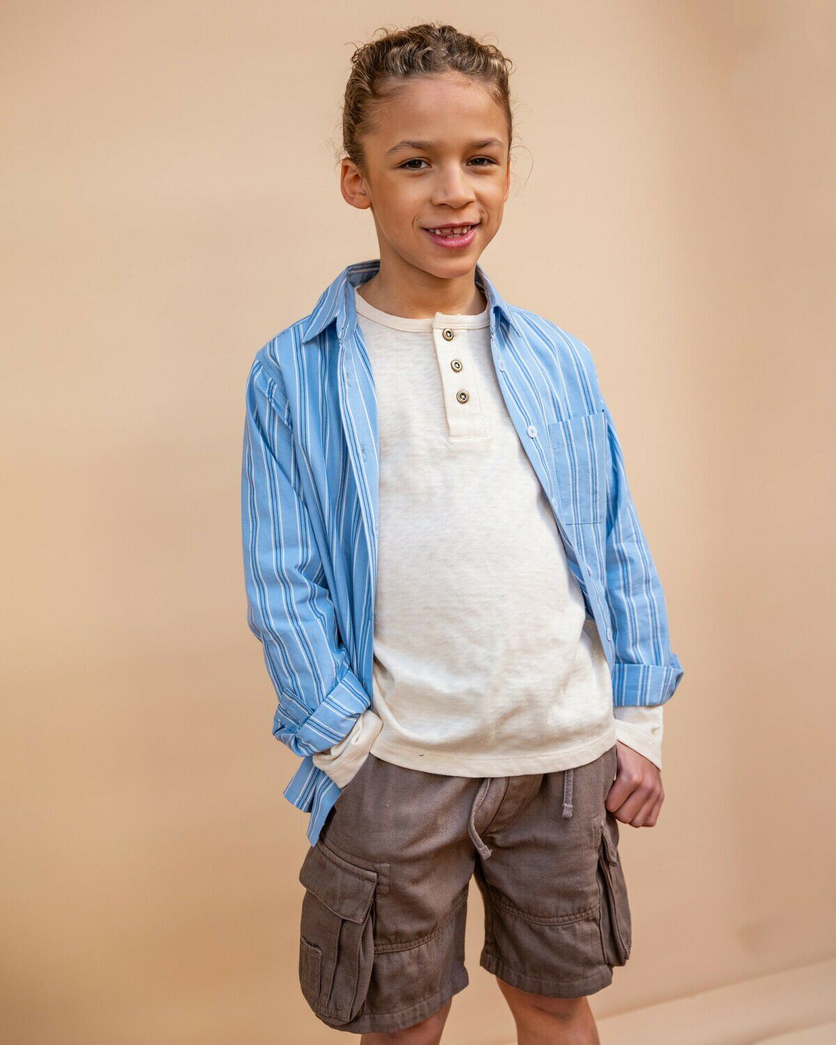 Braune STREET CALLED MADISON Kurze Hose GROVELAND - large