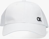 Weiße CALVIN KLEIN Kappe CK OUTLINED BB CAP - medium