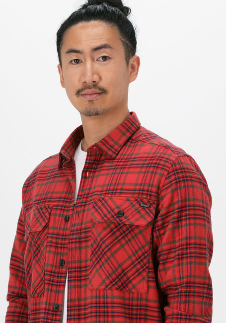 Rote DSTREZZED Casual-Oberhemd SHIRT WITH POCKETS INDIGO CHEC - large