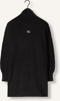 Schwarze CALVIN KLEIN Minikleid WOVEN LABEL LOOSE SWEATER DRESS Schwarze CALVIN KLEIN Minikleid WOVEN LABEL LOOSE SWEATER DRESS - medium
