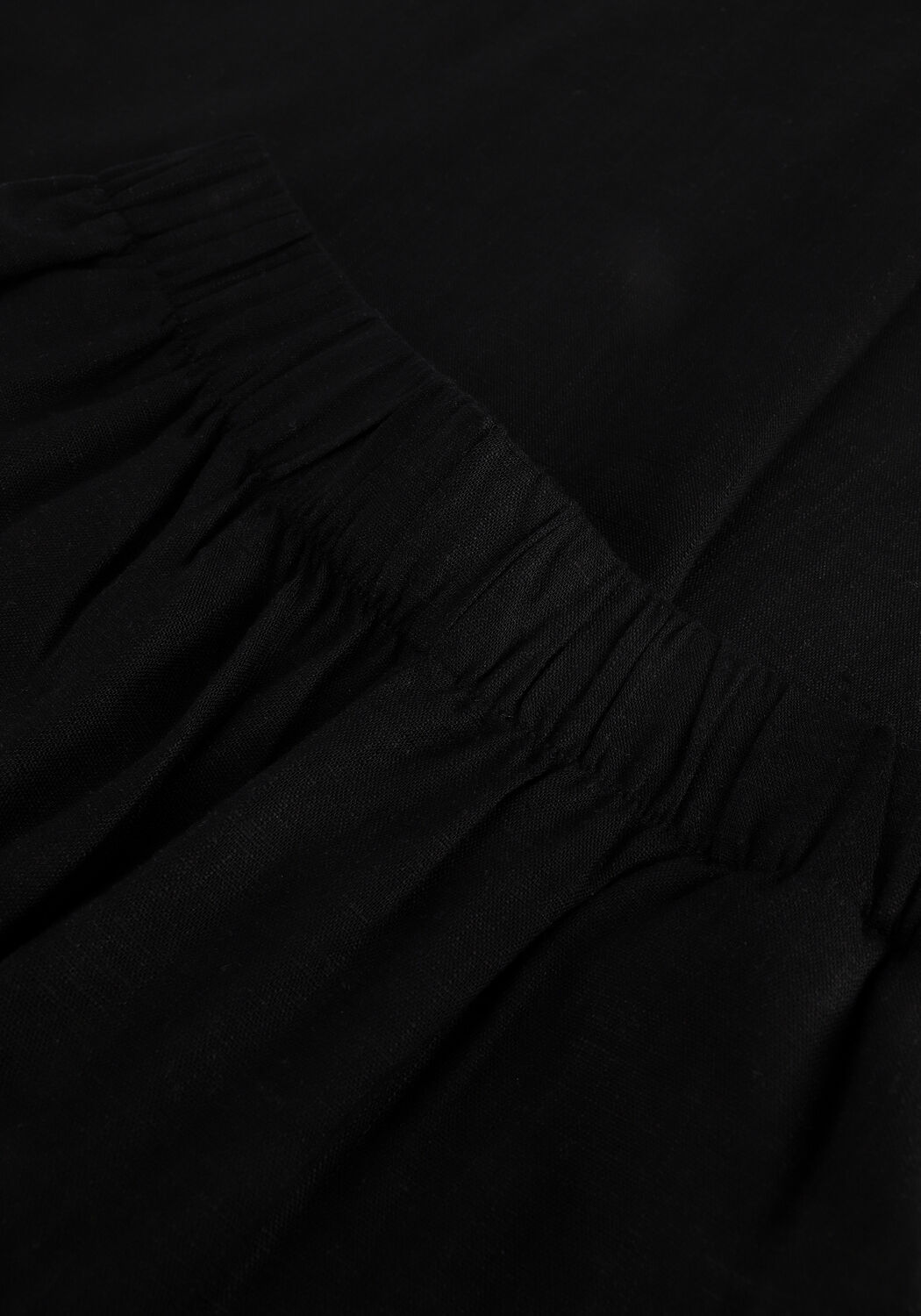 Schwarze SELECTED WOMEN Weite Hose SLFGULIA HW PANT B - large