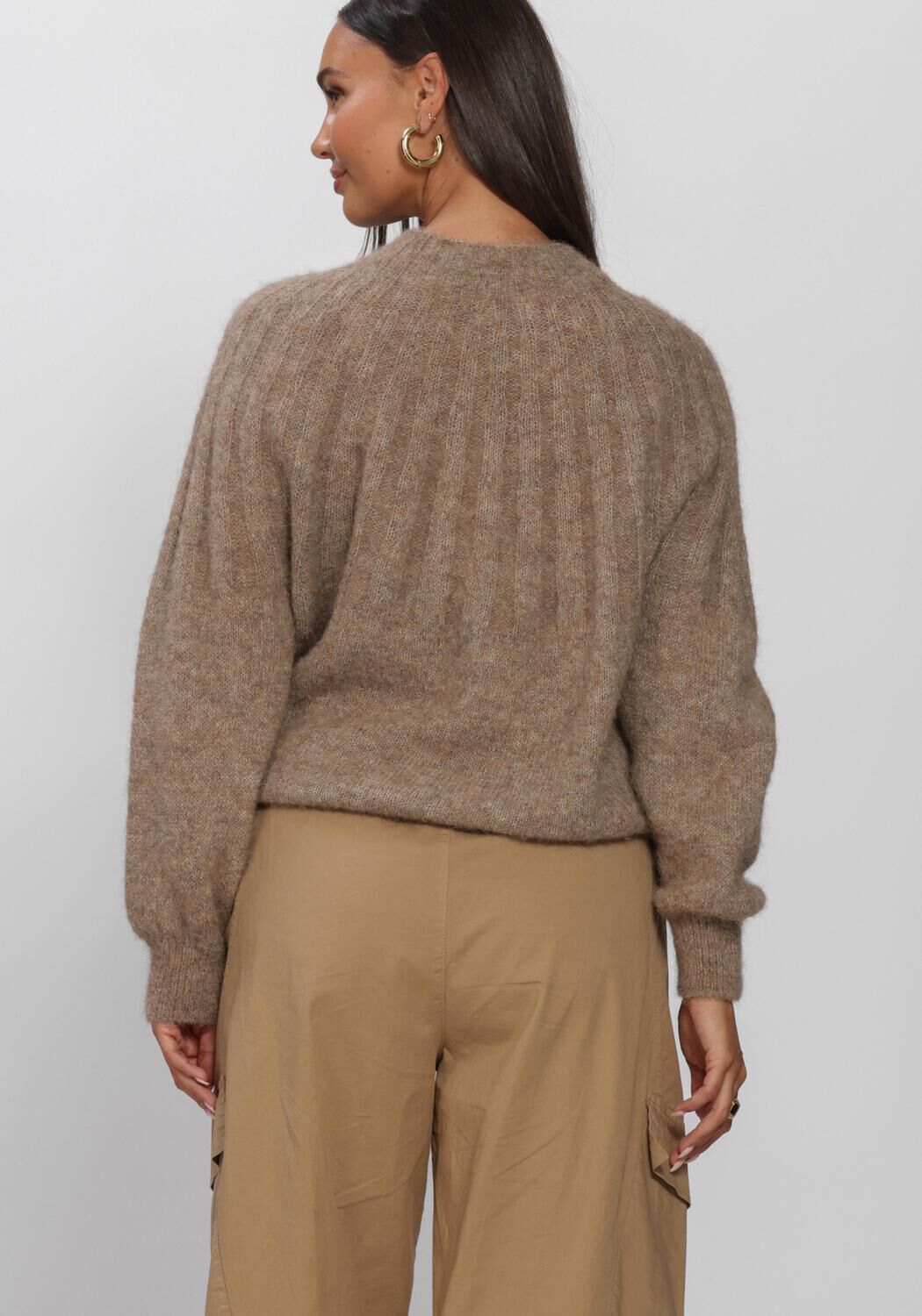 Camelfarbene BY-BAR Pullover ZOE PULLOVER - large