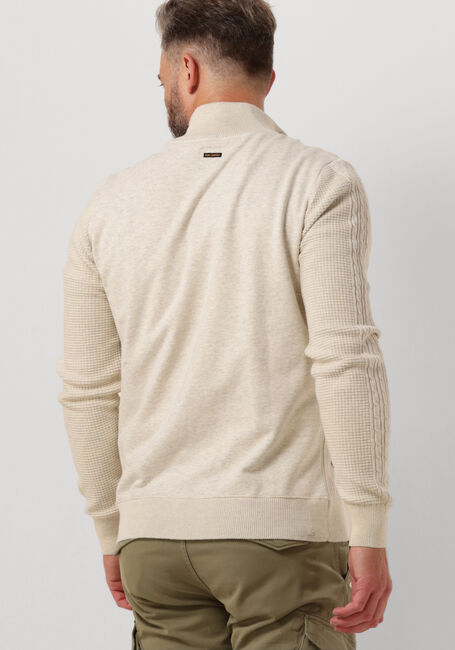 Beige PME LEGEND Strickjacke ZIP JACKET KNIT SWEAT COMBINATION - large