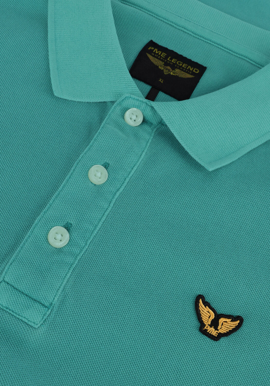 Minze PME LEGEND Polo-Shirt SHORT SLEEVE POLO PIQUE GARMENT DYE - large