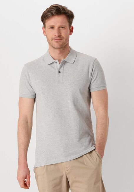 Hellgrau PROFUOMO Polo-Shirt POLO SHORT SLEEVE - large