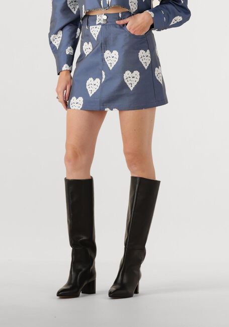 Blaue STUDIO AMAYA Minirock STAR SKIRT - large