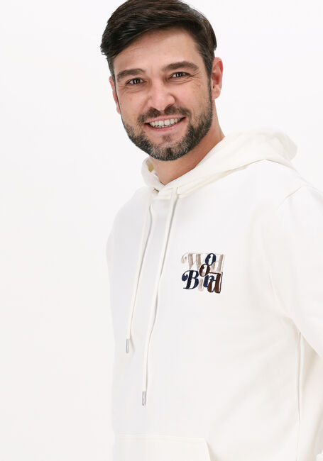 Weiße WOODBIRD Sweatshirt JIMMI WIRL HOOD - large