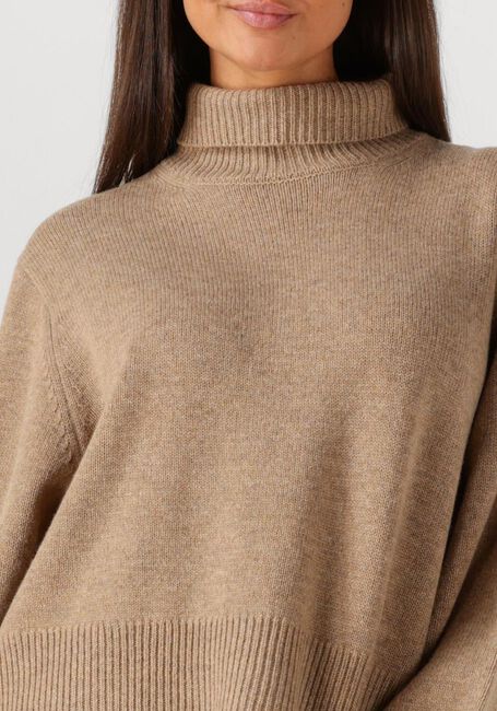 Beige SECOND FEMALE Rollkragenpullover ALPHA KNIT T-NECK - large