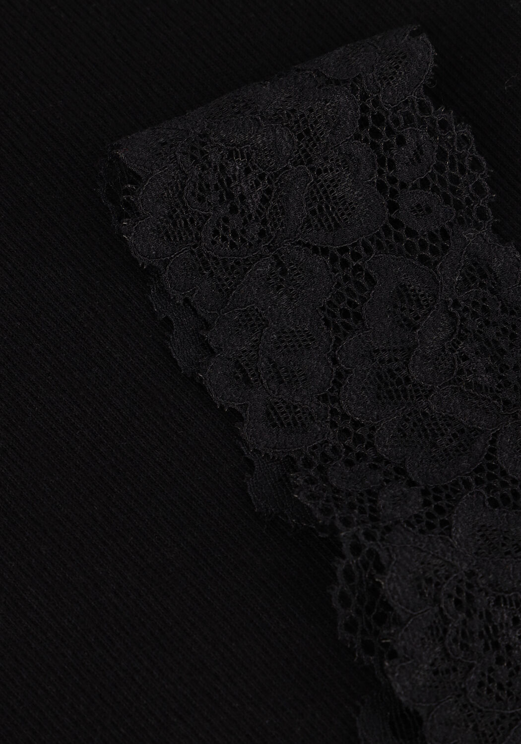 Schwarze ROSEMUNDE Top BERNADINE SL REGULAR V-NECK TOP - large