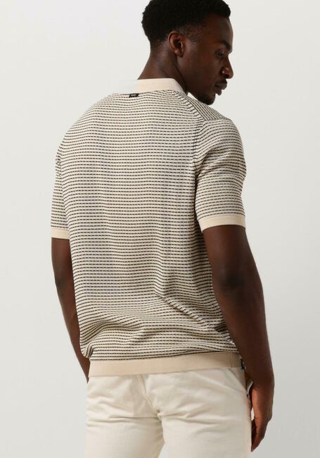 Beige VANGUARD Polo-Shirt SHORT SLEEVE POLO COTTON MODAL - large