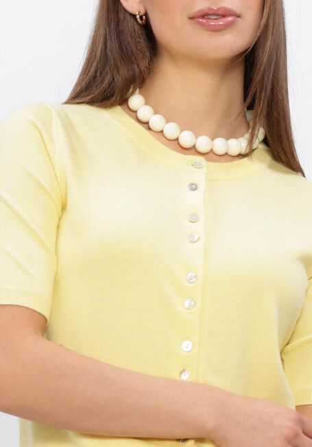 Gelbe MOVES Strickjacke POLLANA CARDIGAN 4635 - large