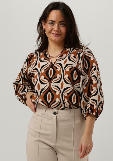 Mehrfarbige/Bunte SUMMUM Top TOP ORNAMENT PRINT - large