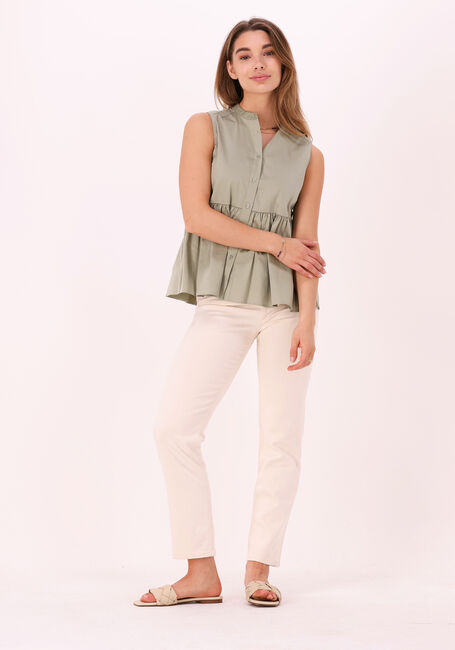Grüne LEVETE ROOM Bluse ISLA SOLID 51 TOP - large