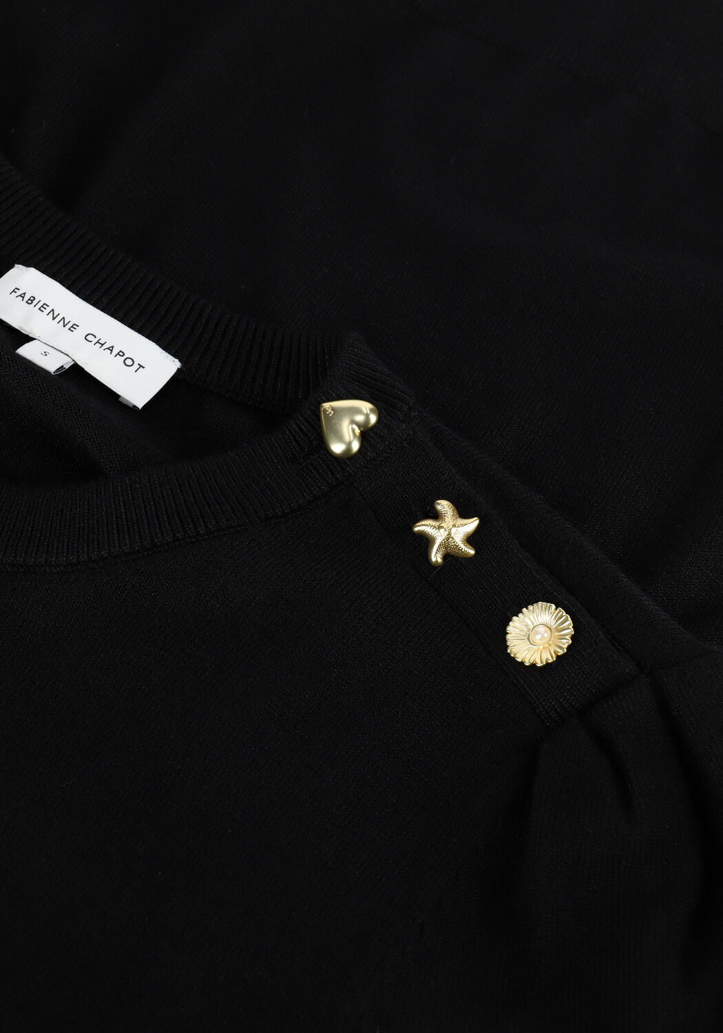 Schwarze FABIENNE CHAPOT Pullover MOLLY BALLOON PULLOVER - large