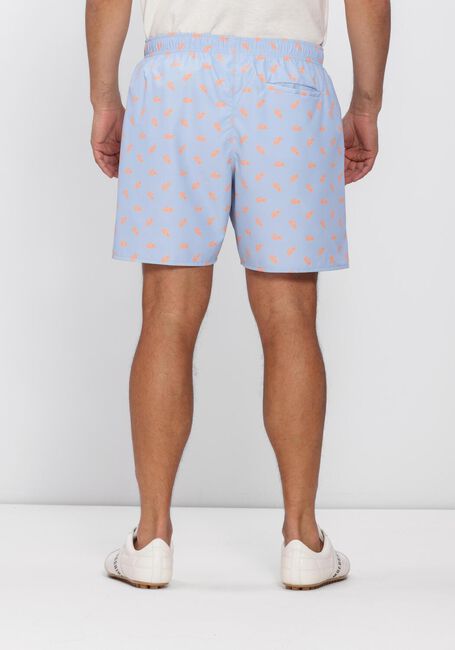 Hellblau LACOSTE Badehosen MID LENGTH CROCODILE PRINT SWIM TRUNKS - large