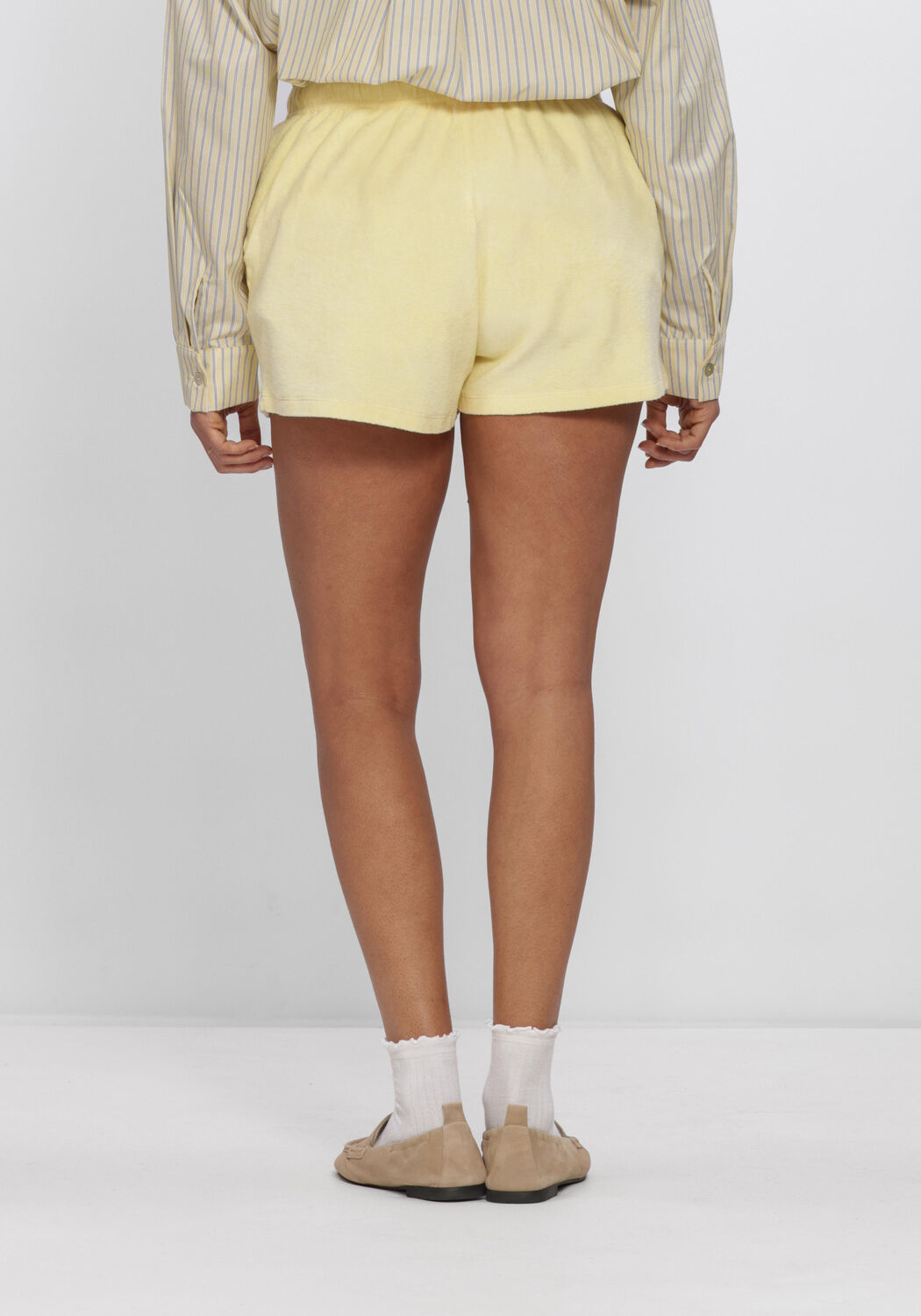 Gelbe COUCOU Kurze Hosen JACKIE SHORT - large