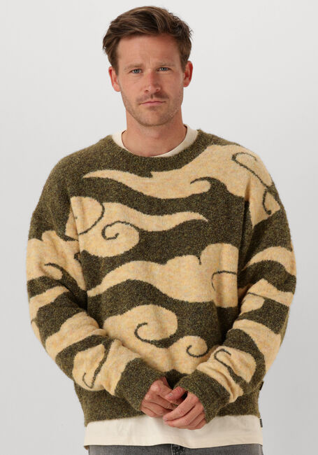 Mehrfarbige/Bunte WOODBIRD Pullover WBKURT CLOUD CREW - large