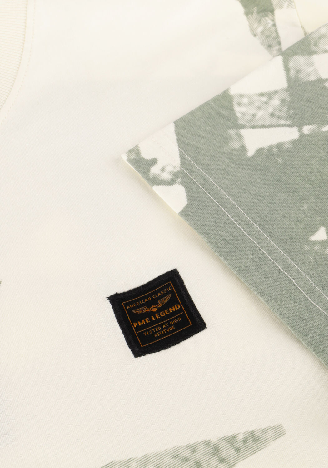 Gr&uuml;ne PME LEGEND T-shirt SINGLE JERSEY PANEL PRINT - large