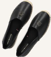 Schwarze TOMMY HILFIGER Espadrilles TH LOGO LEATHER ESPADRILLE Schwarze TOMMY HILFIGER Espadrilles TH LOGO LEATHER ESPADRILLE - medium