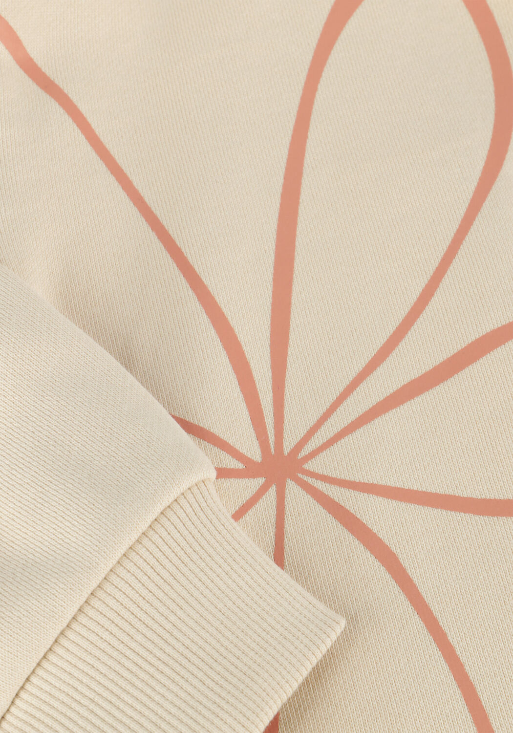 Ecru DAILY7 Sweatshirt OVERSIZED SWEATER FLOWER - large