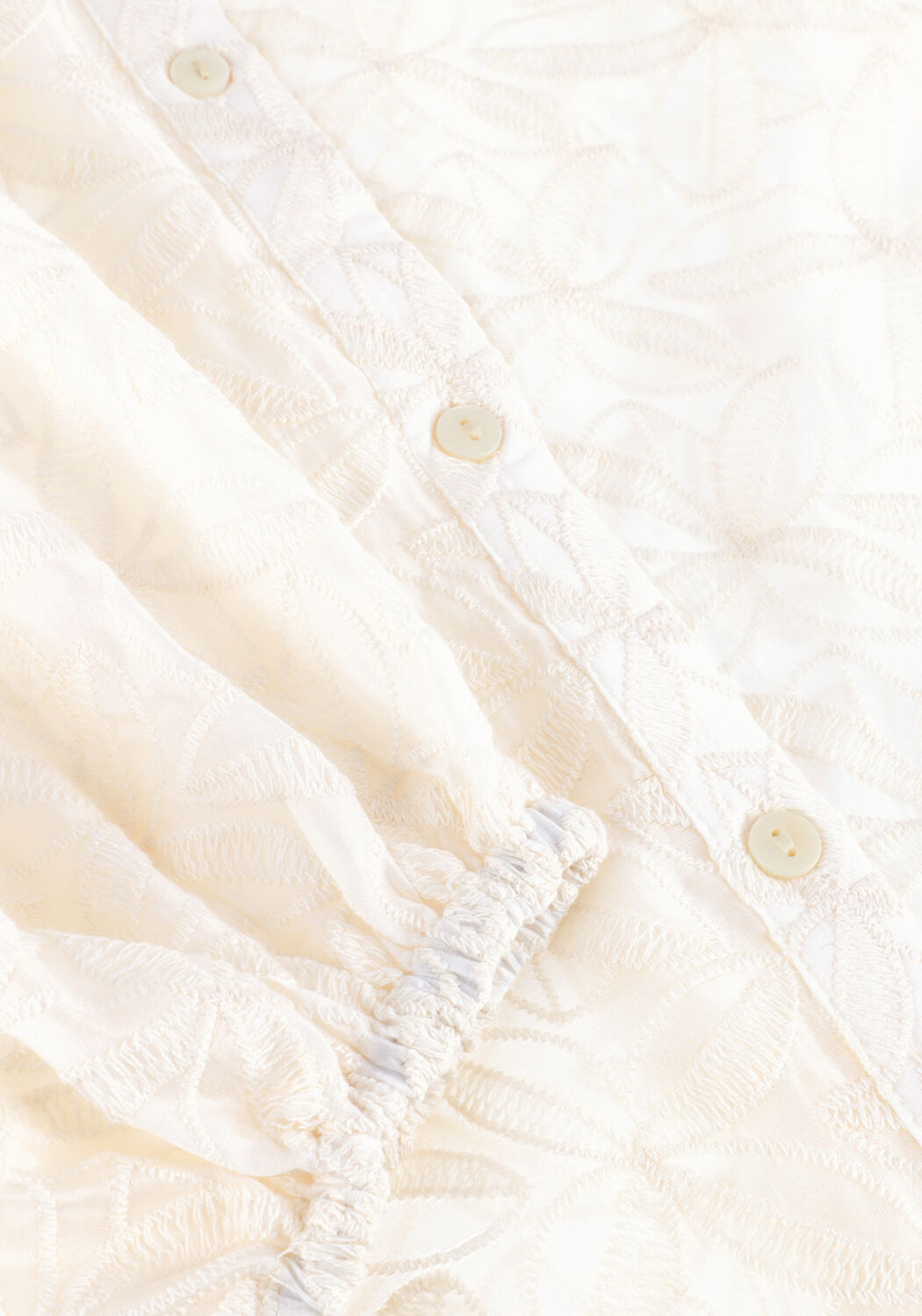 Nicht-gerade weiss NUKUS Blusen MALAGA BLOUSE EMBROIDERY - large