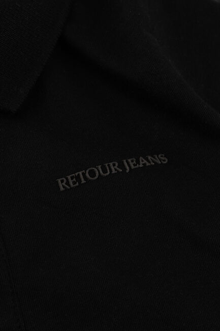Schwarze RETOUR Polo-Shirt ANTHONY - large