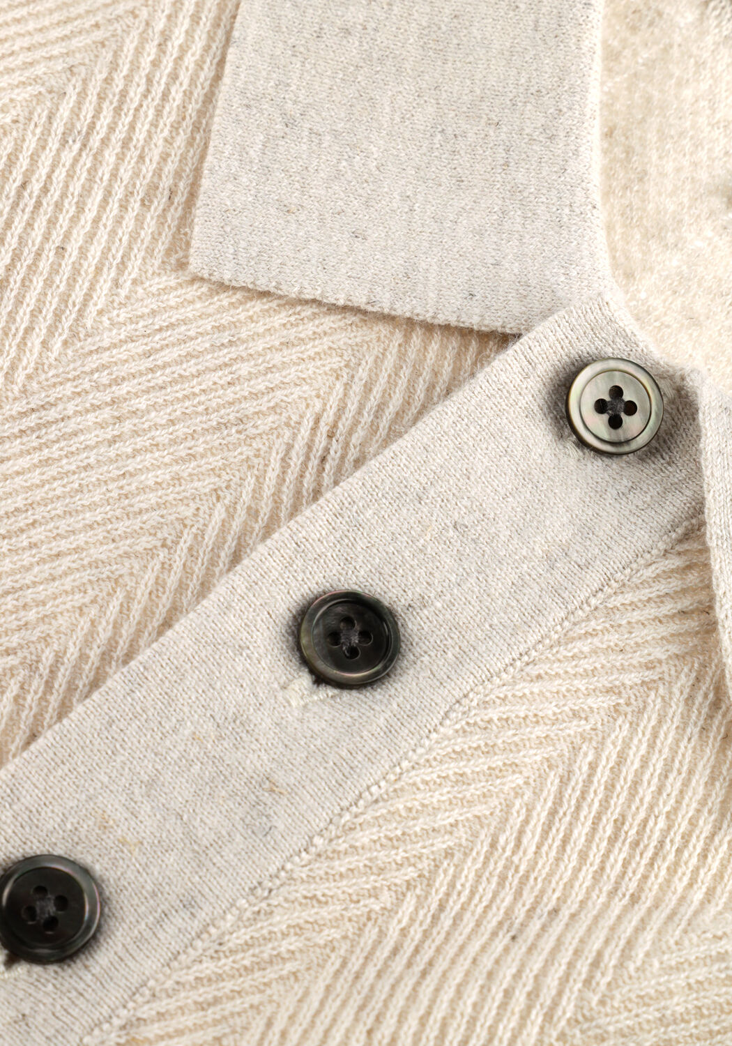 Beige PROFUOMO Polo-Shirt POLO SS COTTON LINEN - large