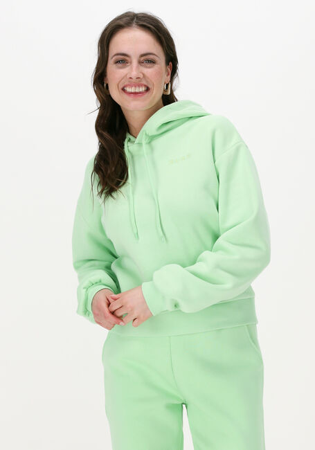 Gr&uuml;ne NA-KD Pullover ORGANIC LOGO BASIC HOODIE - large
