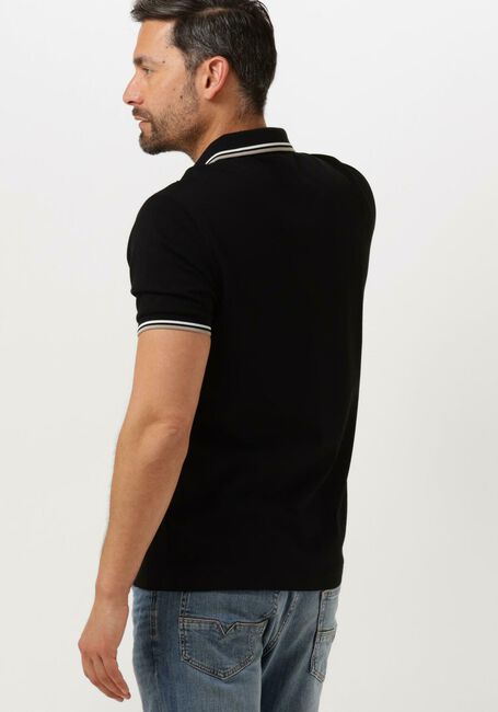 Schwarze FRED PERRY Polo-Shirt THE TWIN TIPPED FRED PERRY SHIRT - large