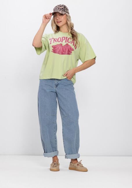 Gr&uuml;ne YDENCE T-shirt T-SHIRT TROPICAL - large