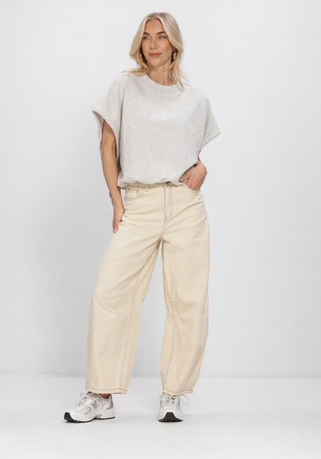 Graue CATWALK JUNKIE Pullover & Cardigans SHORT SLEEVE STRAP SWEATER - large