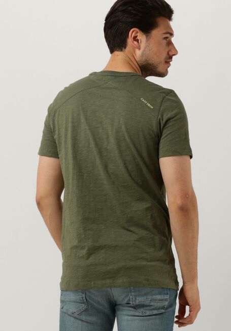 Grüne CAST IRON T-shirt SHORT SLEEVE R-NECK SLUB JERSEY - large