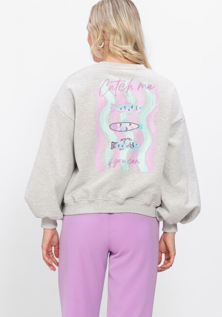 Hellgrau YDENCE Sweatshirt SWEATER TRUE CATCH - large