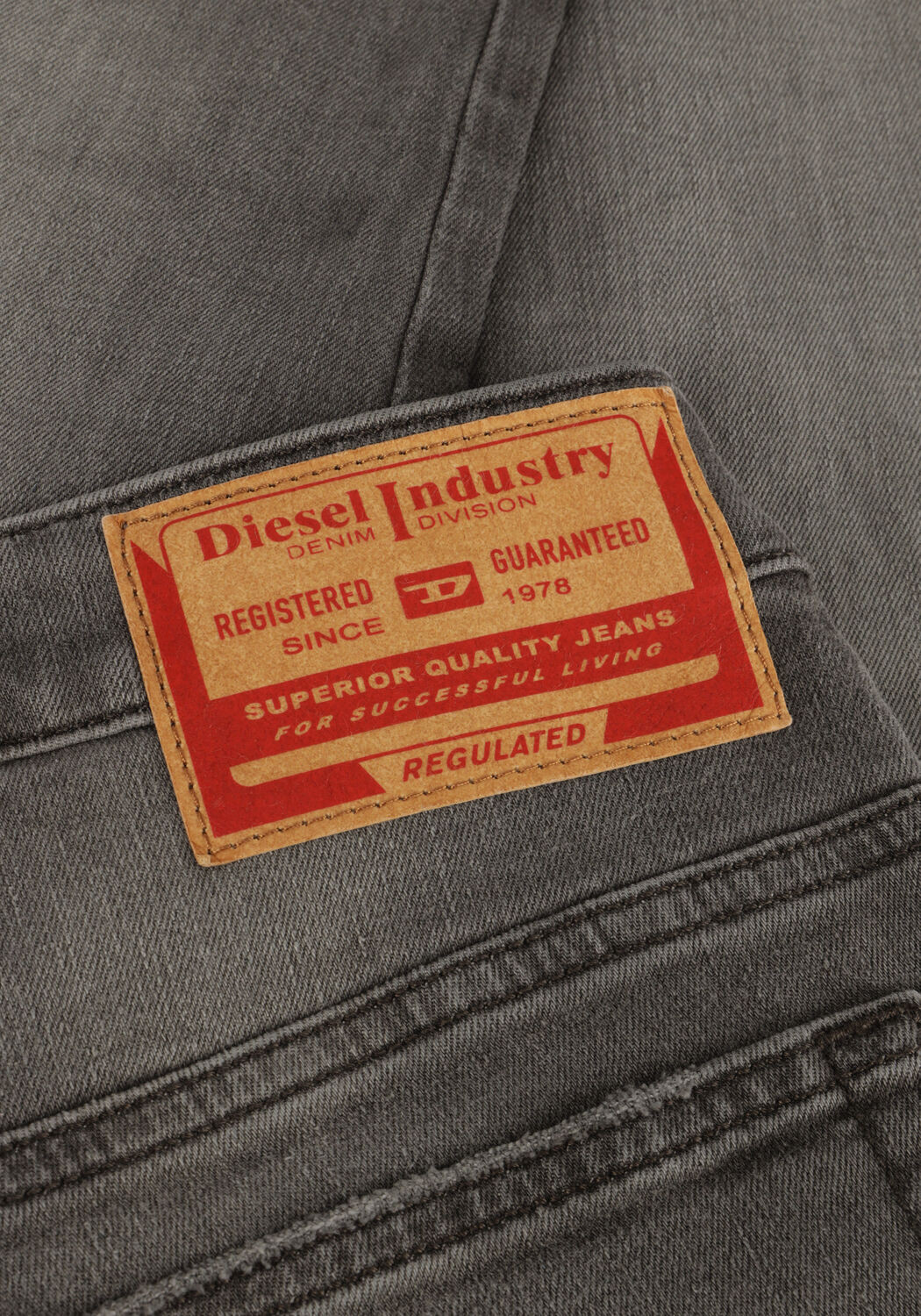 Hellgrau DIESEL Straight leg jeans D-YENNOX - large