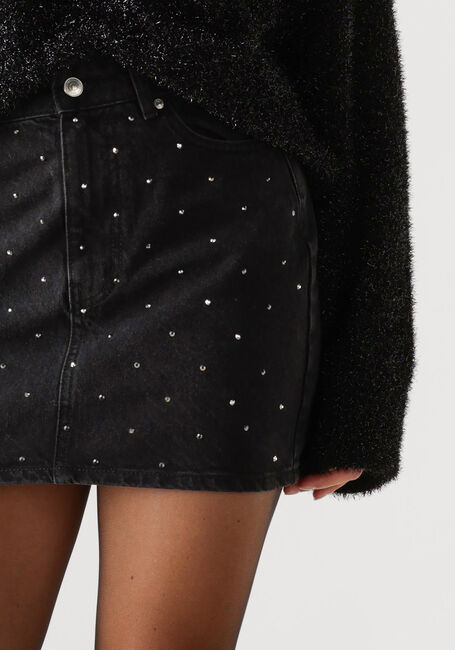 Schwarze SECOND FEMALE Minirock JAYDEN DENIM SKIRT - large