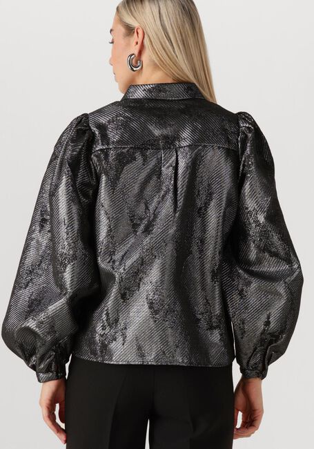 Schwarze NUKUS Blusen LETTIE BLOUSE METALLIC - large