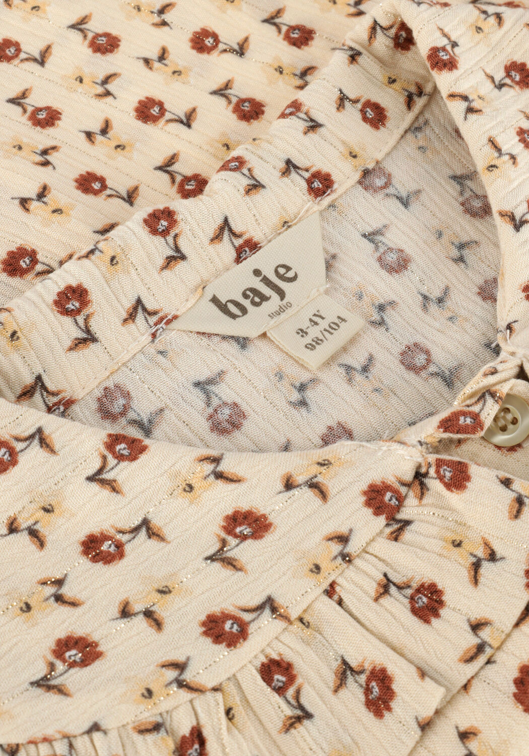 Beige BAJE STUDIO Blusen SHORTSLEEVE BLS - large