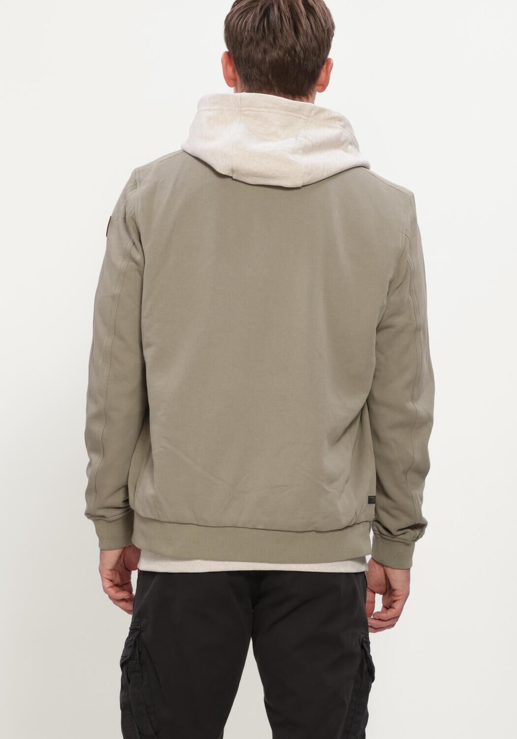Gr&uuml;ne PME LEGEND Jack SHORT JACKET SINGLE JERSEY TERRY NYLON MIX HB - large